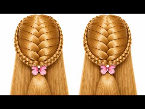 Easy & Simple Hairstyle for Girls - New Trending Hairstyle | Hairstyle for Festival #hairstyle