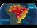 Confira a previsão do tempo para todo o país na sexta-feira (31)