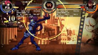 Skullgirls: Some basic Ms. Fortune combo