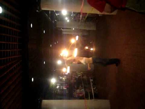 Fire Spinning Downtown