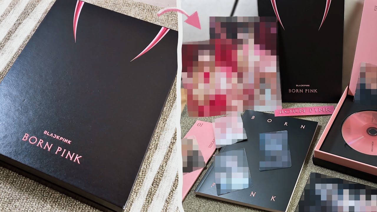 Unboxing Born Pink Album! - Pink Version | SO MANY LISA! (YG