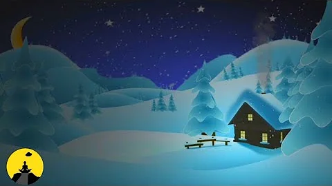 Snow storm sleep sounds | Music just night winter ...
