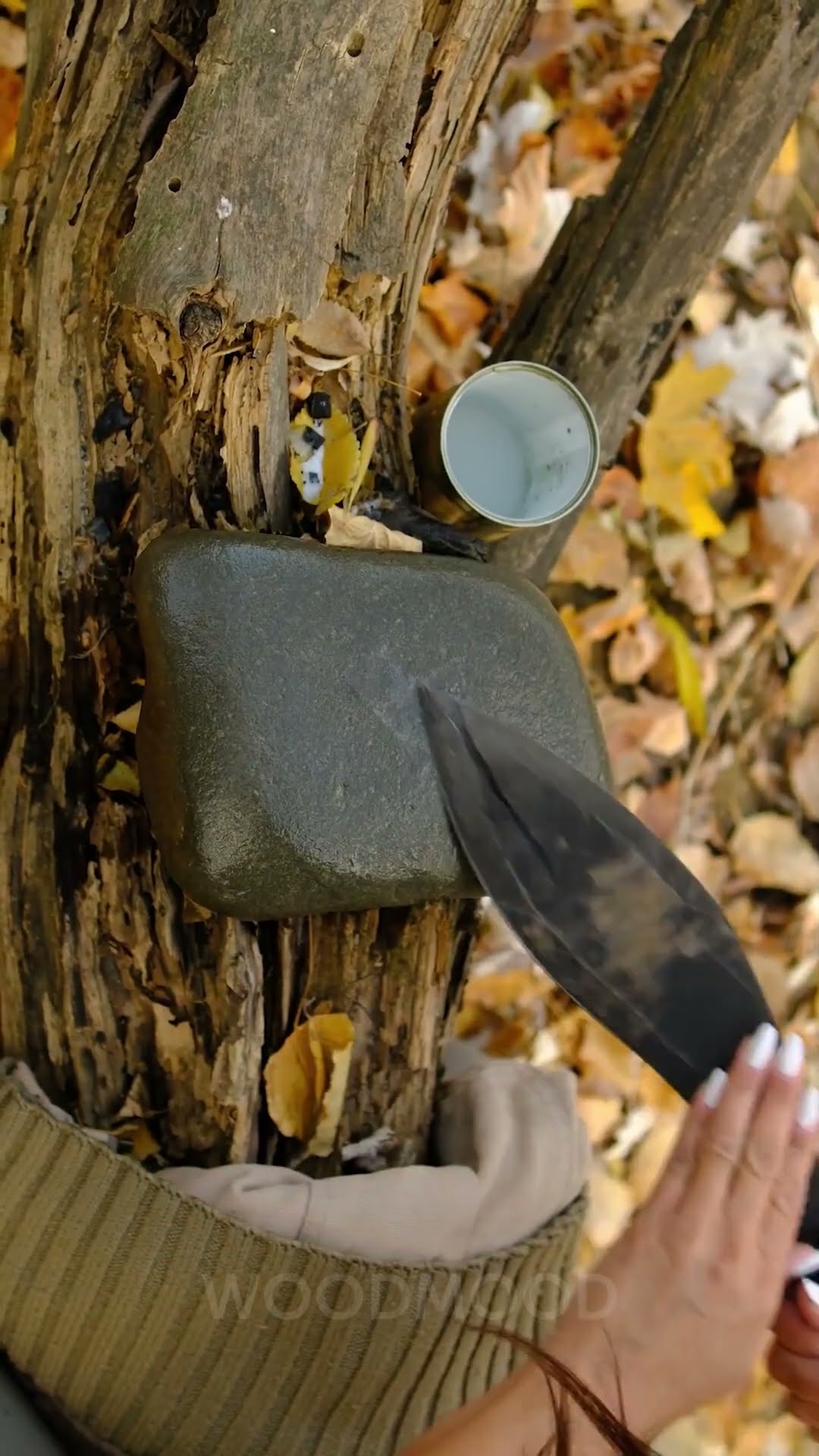 Watch This Beauty Sharpen Her Machete Like a Pro! ?✨