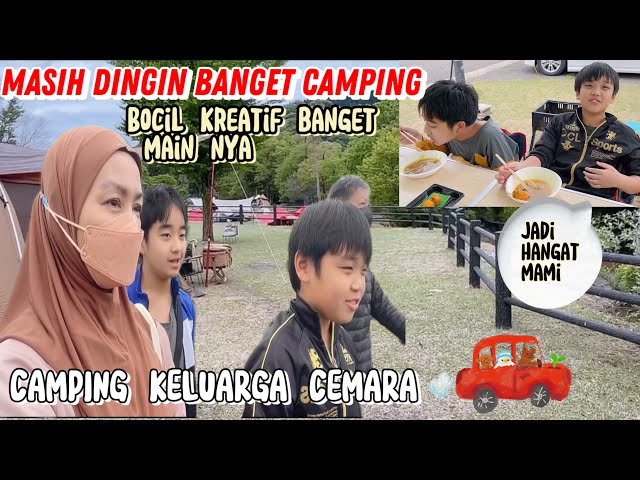 DINGIN DINGIN BOCILS NGAJAKIN CAMPING😅BIKIN YANG HANGAT UNTUK MENGHANGATKAN BADAN class=