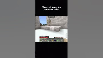 Minecraft funny tips and tricks part 1🤣#shorts #viral