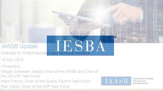 Webcast: IESBA Receives Update from IAASB