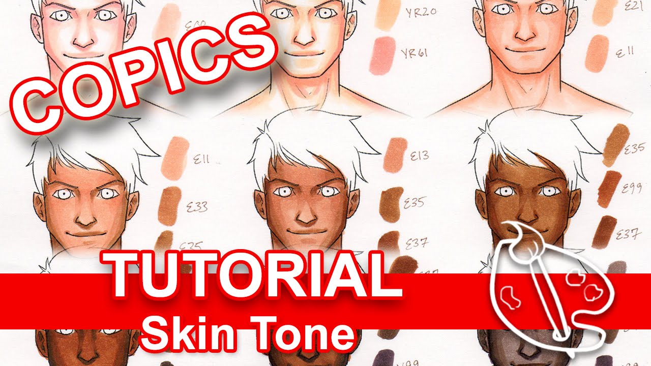 Tutorial: Copic Marker Skin Tutorial [9 Ways!] 