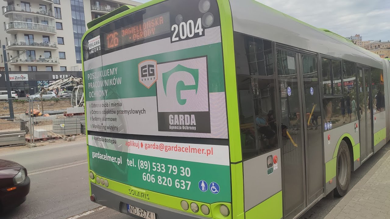 Solaris Urbino 18 III #2004 (MPK Olsztyn) (🚍126➡️Jagiellońska Ogrody) *Brak zapowiedzi*