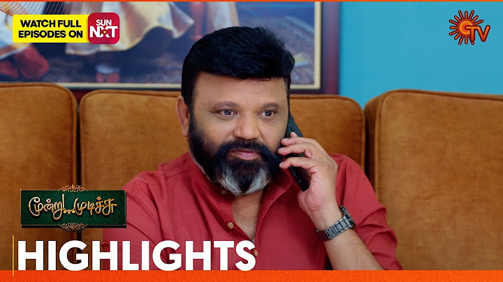 Moondru Mudichu - Highlights | 03 July 2025 | Tamil Serial | Sun TV