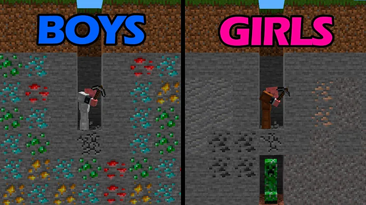 Boys vs Girls Memes in Minecraft