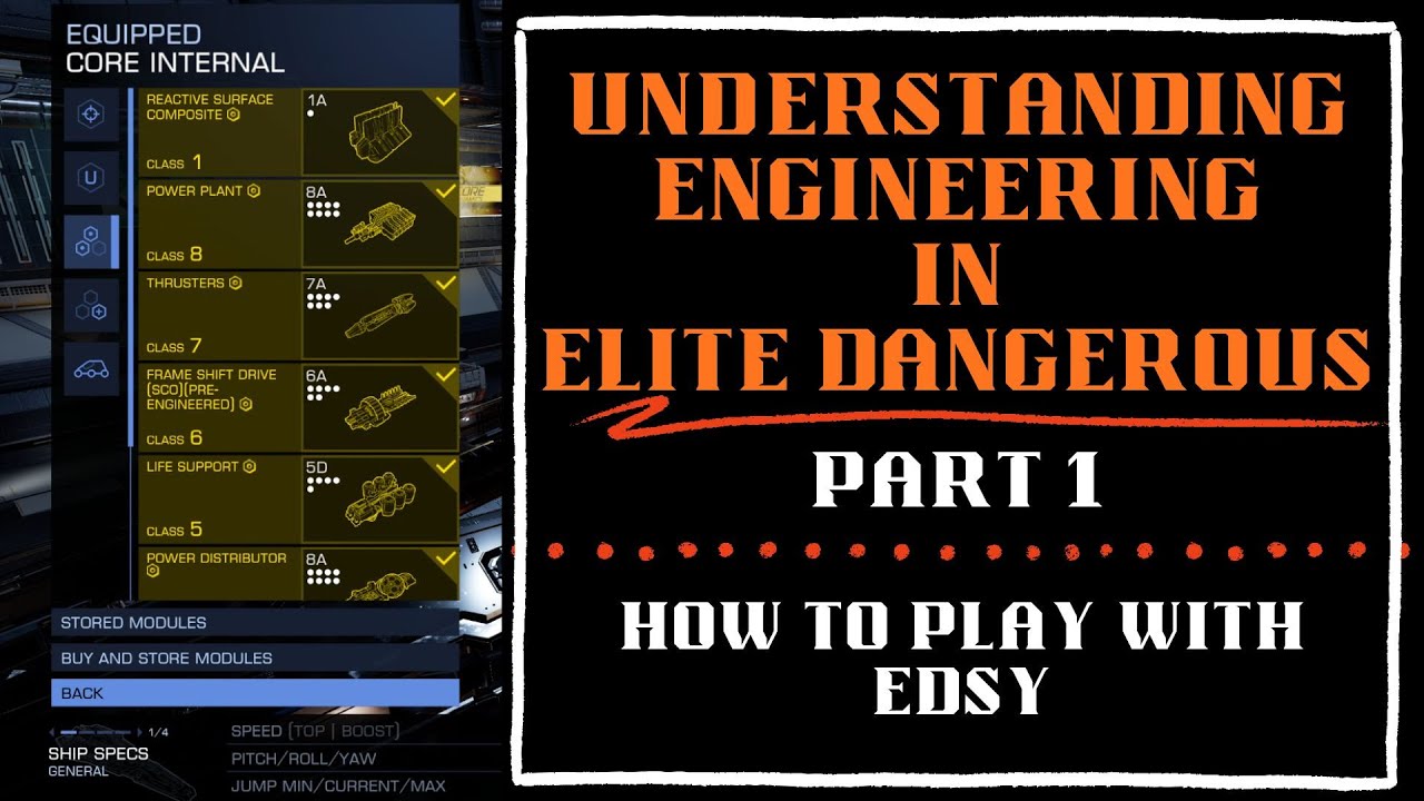 How Engineering Works in Elite Dangerous Quick Start Edition YouTube