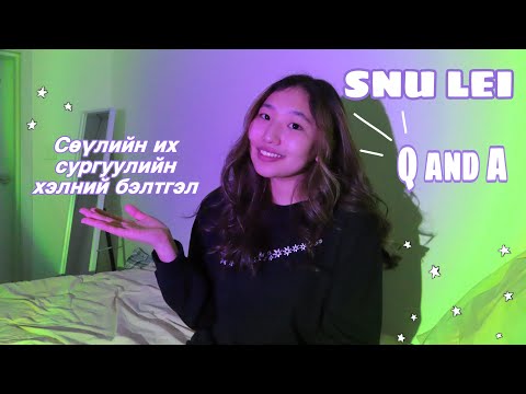 Сөүлийн их сургуулийн хэлний бэлтгэл / SNU LEI 🇰🇷