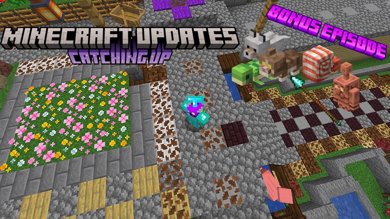 I'm Catching Up on Minecraft Updates (Bonus Episode) - YouTube