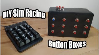 CHEAP & EASY DIY BUTTON BOX IDEAS! [SIM RACING HARDWARE] Details