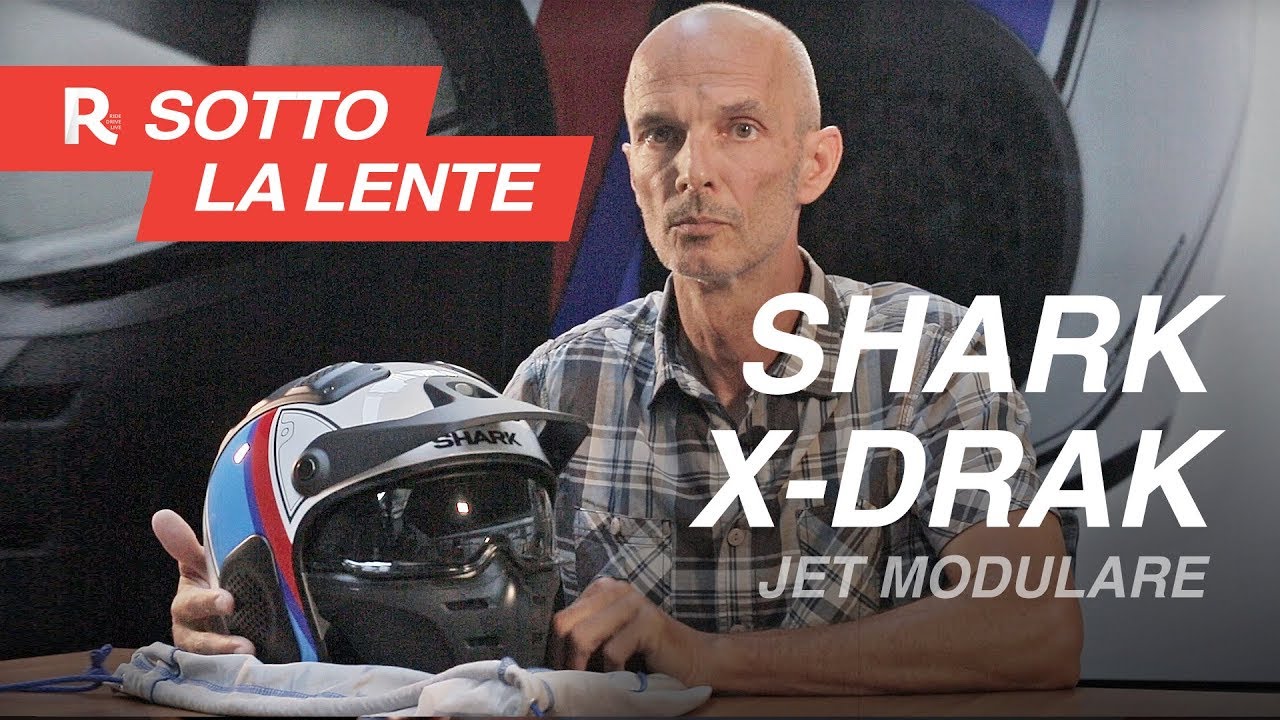 Shark X-Drak, il casco jet modulare urbano, perfetto per scrambler e  vintage - Sotto la lente - YouTube