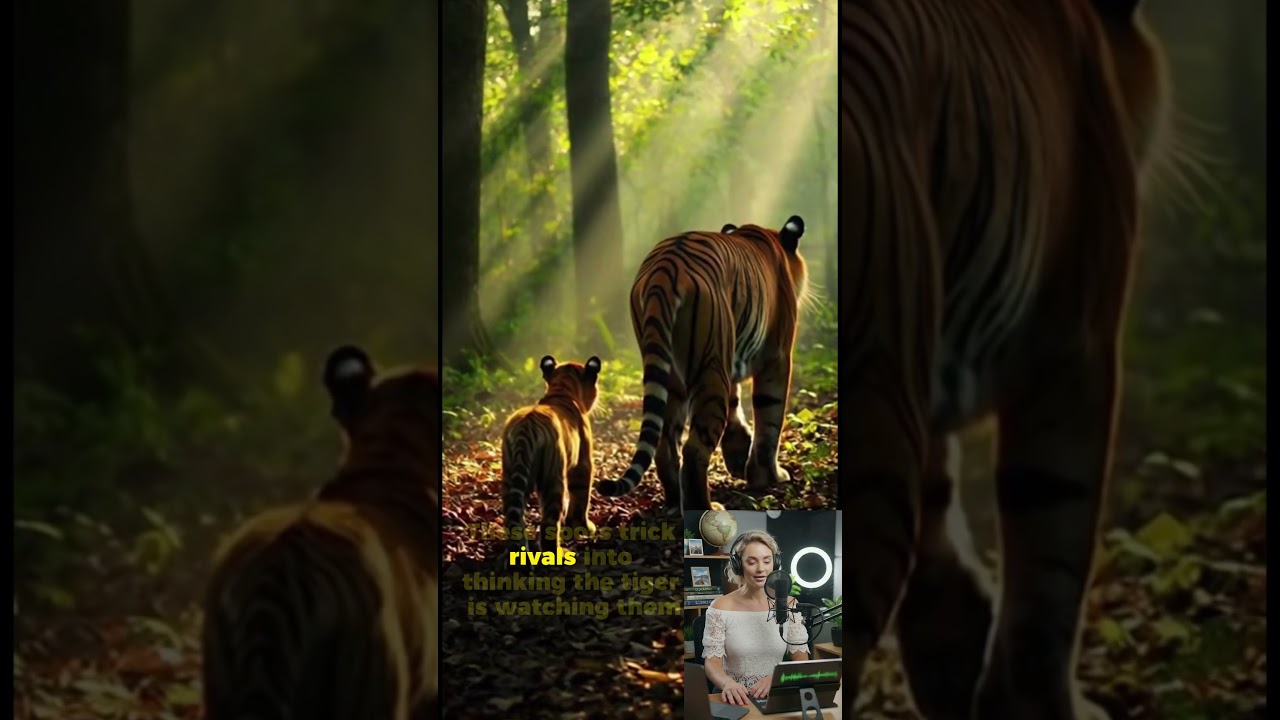 Tigers Have EYES Behind Their Heads?! 🐯👁️ 