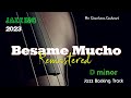 New Backing Track BESAME MUCHO (Dm) REMASTERED Acoustic Trio Play Along Tenor Sax Trumpet Guitar