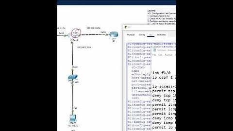 Assignment Extended ACL Lab Part 56 | Networkforyou | CCNA #ciscoccna #ccnalab #shortsvideo