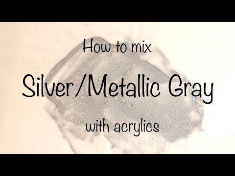 How to Mix Basic Colors to Make Silver