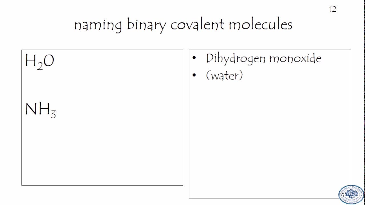 11.15 naming binary covalent molecules - YouTube