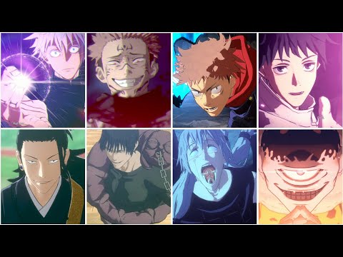 Jujutsu Kaisen Cursed Clash All Ultimate Attacks Domain Expansion