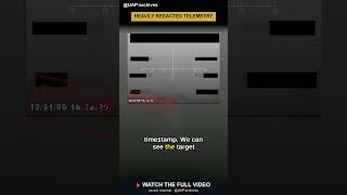 Unknown, possibly military sensor footage