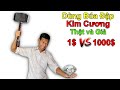 Thử Dùng Búa Đập Kim Cương Thật và Giả | Kim Cương 1$ VS Kim Cương 1000$