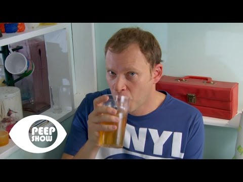 Jeremy Drinks His Own Pee - Peep Show