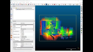 Cross section analysis using CloudCompare