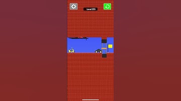 Draw Bridge Lavel 255😃Watch for end #Shorts#shortsfeedvideo #bridge #end #gaming