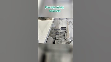 Tủ bếp Acrylic An Cường lắp đặt trọn bộ phụ kiện tủ bếp Roxana cao cấp công nghệ Italia