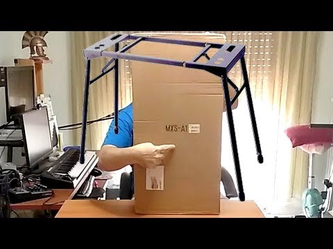 Stagg MXS   A1 Keyboard Stand Unboxing And Setting Up