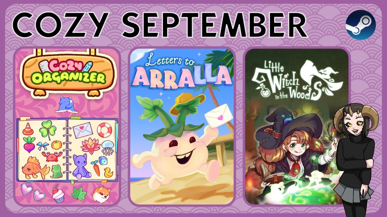 13 Cozy Steam Games Releasing This September 🍁📚🍎 | #cozygaming #cozygames