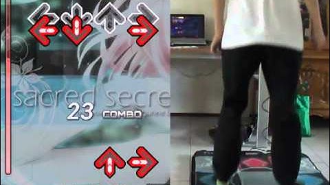 StepMania - 無力P feat. 巡音ルカ - Sacred Secret - Expert on foam mat