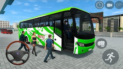 Real Bus Driving Coach Bus  | Green bus | Bus Simulator (Android , iOS