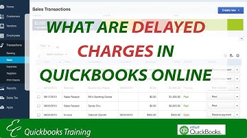 What are Delayed Charges in QuickBooks