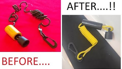 I put a new LANYARD on a worn out SEADOO KEY and SAVED BIG! EASY FIX!