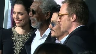 "Transcendence" stars hit the red carpet