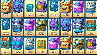 OPENING EVERY CHEST IN CLASH ROYALE - ALL NEW CHEST OPENING + LEGENDARY KINGS CHEST