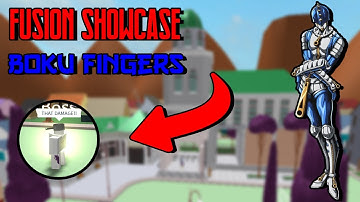 BOKU FINGERS *STICKY BOMBS!* | Fusion Showcase | Project JoJo (PJJ) - ROBLOX