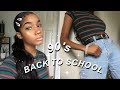 GRWM | 90's Makeup Hair and Outfit! | Back to School Edition 2017-18