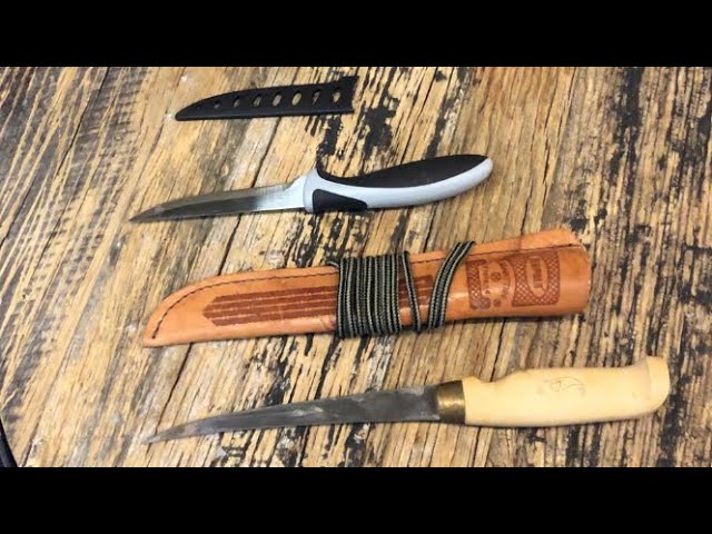 Rapala vs Ozark Trail fillet knife review. Handmade in Finland or