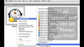 How to set file associations in OS X