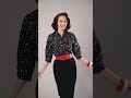Raglan Blouse Music Note Black by Vivien of Holloway | Classic Style &amp; Timeless Fashion