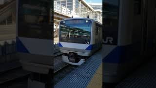 E531系K468編成(普通水戸行き)勝田駅発車