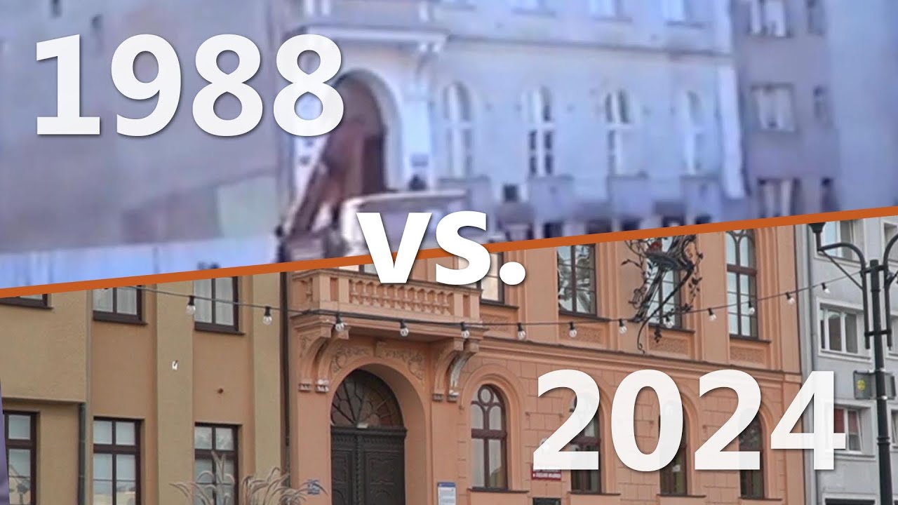 Strzelce Krajeńskie w 1988 i 2024