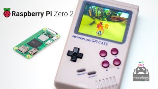 Raspberry Pi Zero 2 in a GPi Case running recalbox
