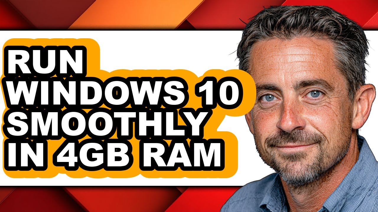 How to Run Windows 10 Smoothly in 4gb Ram - Full Guide - YouTube