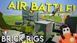 ULTIMATE DOGFIGHT BATTLE CHALLENGE! - Brick Rigs Multiplayer Gameplay Challenge - Airport Update screenshot 3