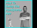 How to set up the handyverse app